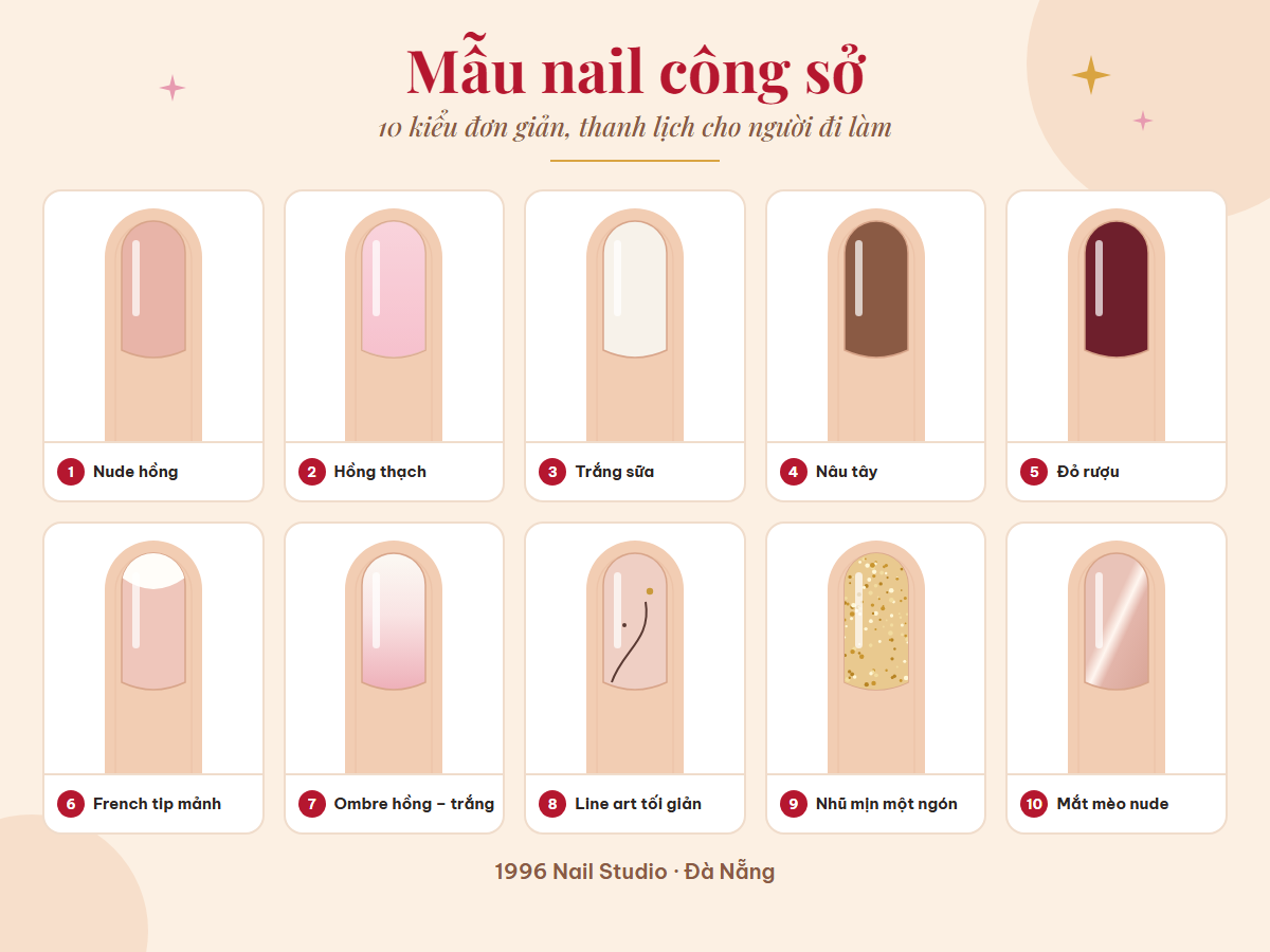 Top 10 Trending Office Nail Designs Right Now